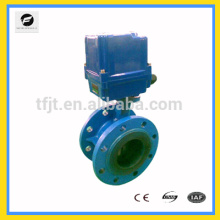 CTF-010 AC220V Válvula elétrica de flange de ferro fundido DN100 para projeto de controle automático de tratamento de água